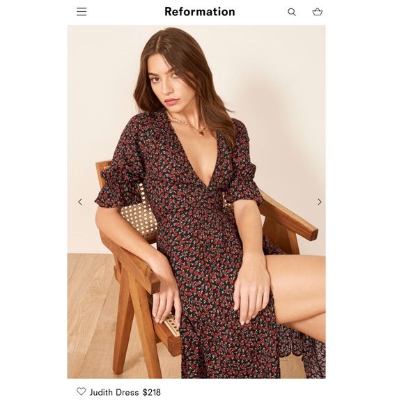 NWT Reformation Judith dress. M - Picture 2 of 8